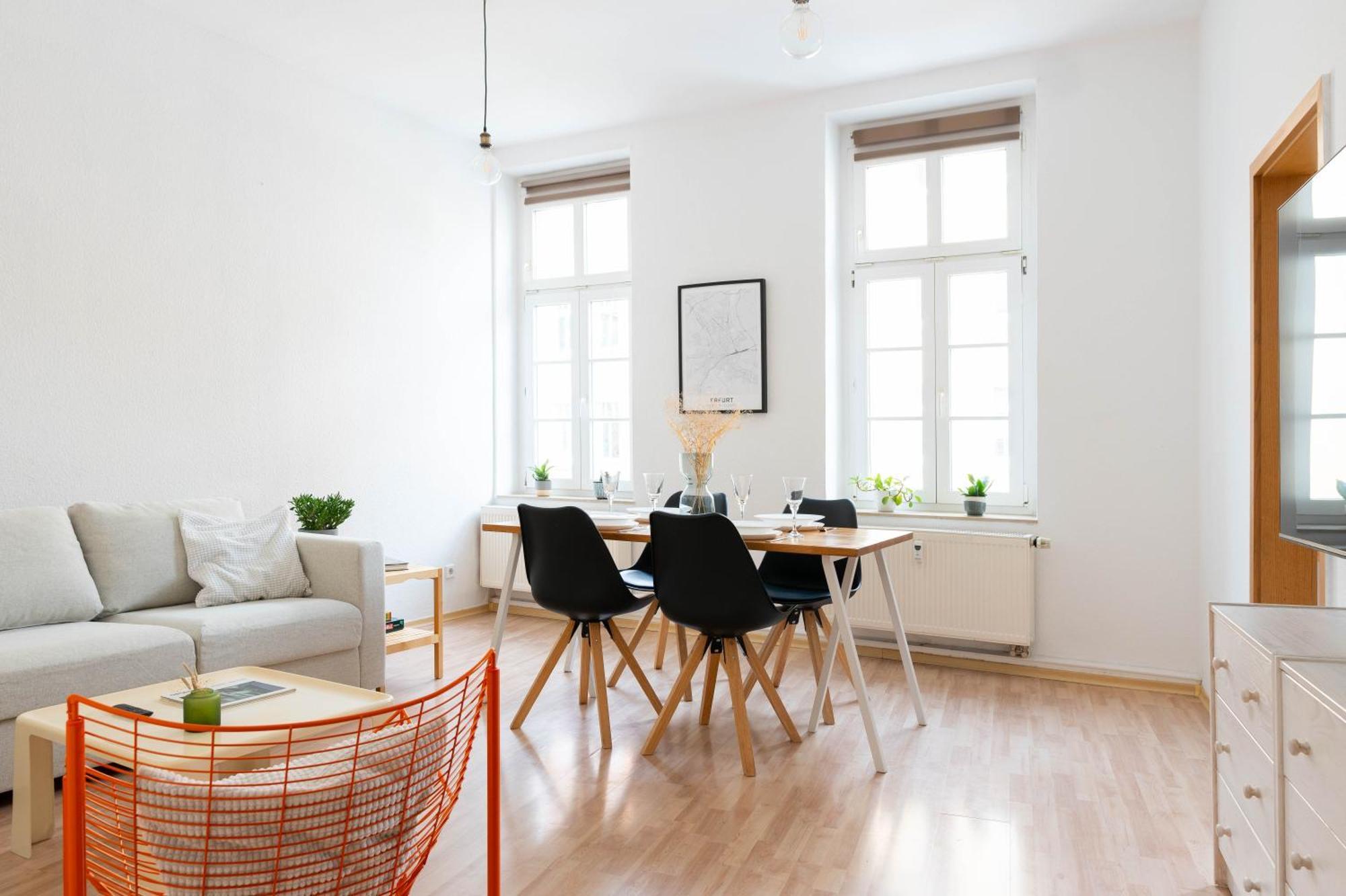 Grosse 3 Zimmer Wohnung Mit Netflix In Zentraler Lage Ерфурт Екстериор снимка